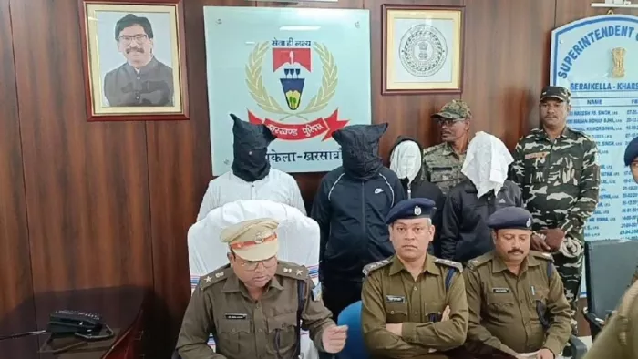 सरायकेला में जमीन कारोबारी की हत्या की योजना विफल, चार दबोचे गए; गैंग के सरगना पर 27 केस दर्ज