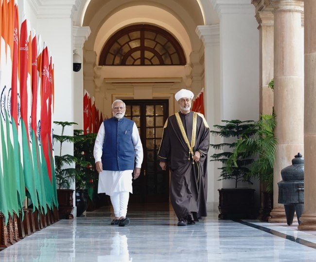 PM Modi and Haitham bin Tariq will have bilateral talks, both reached Hyderabad House in Delhi