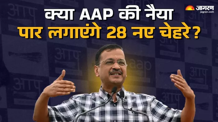 Delhi Chunav 2025: आम आदमी पार्टी के 70 उम्मीदवारों में 28 नए चेहरे हैं। जागरण फोटो