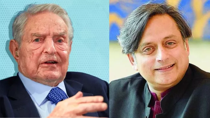 Shashi Tharoor Post on George Soros सोरोस को लेकर थरूर ने दी सफाई। (फाइल फोटो)