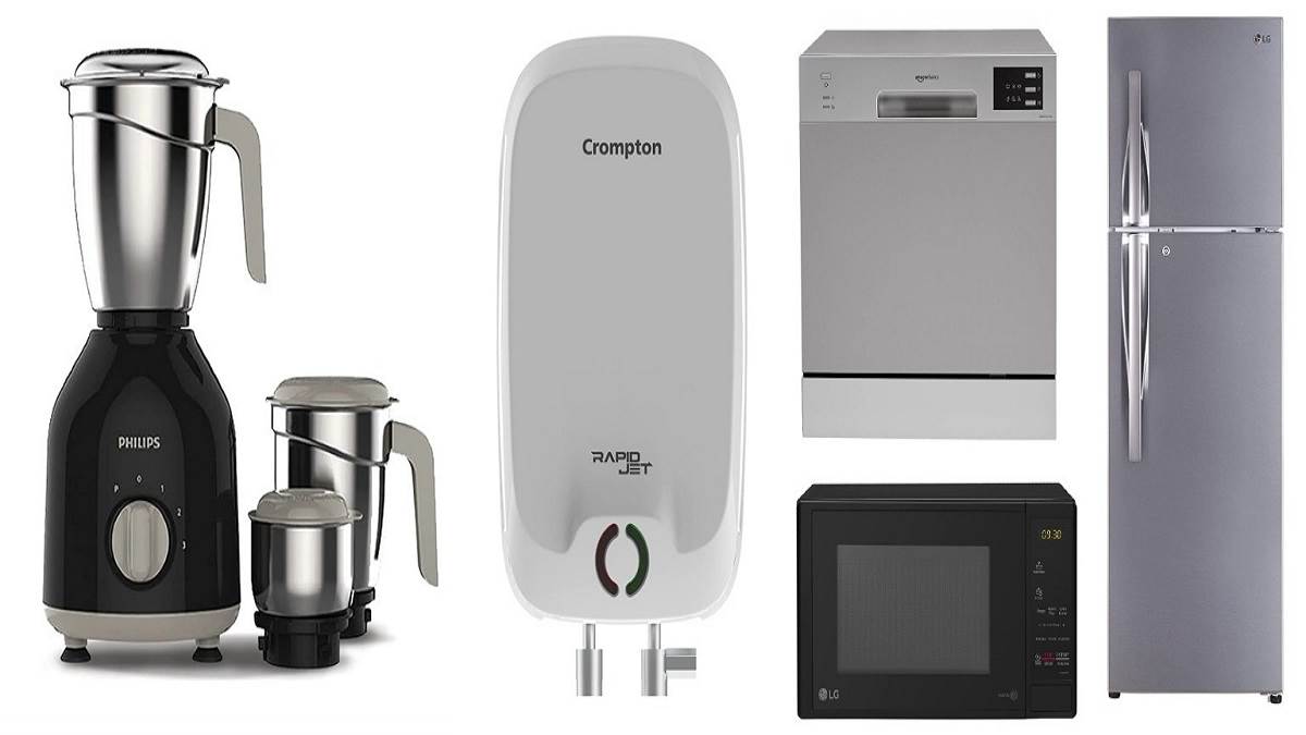 ये हैं 5 बड़े Kitchen Appliances का झक्कास कलेक्शन - फ्रिज, डिशवॉशर से ग्रिंडर तक, Amazon पर 49% तक की छूट