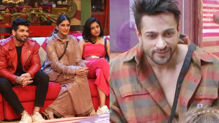 Bigg Boss 16 Sajid Khan Mandali Nimrit Kaur Ahluwalia Shiv Thakare Mc Stan and Sumbul Tauqeer Dinner in Tunnel/Twitter