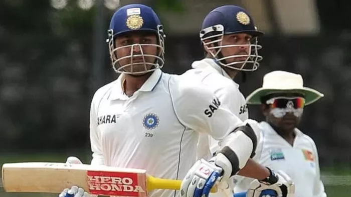 Murali vijay: भारतीय टीम के ओपनर्स वीरेंद्र सहवाग और मुरली विजय (फोटो क्रेडिट- ट्विटर)