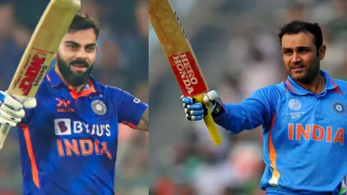 Virat Kohli may breaks Ricky Ponting and Virender Sehwag Record (IND vs NZ ODI 2023)