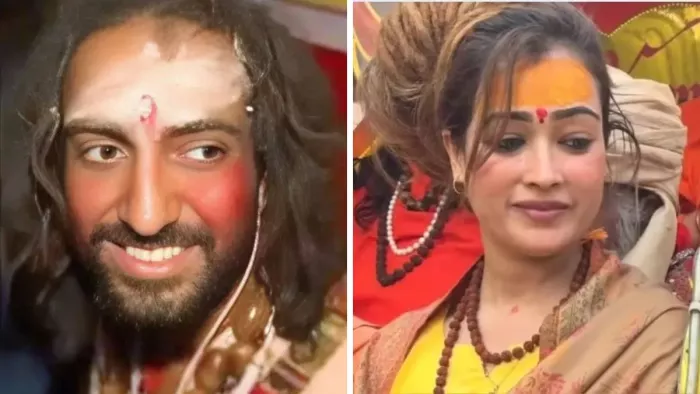 आईआईटियन बाबा अभय व इंफ्लुएंसर हर्षा रिछारिया ने दुखी मन से मेला क्षेत्र छोड़ दिया।