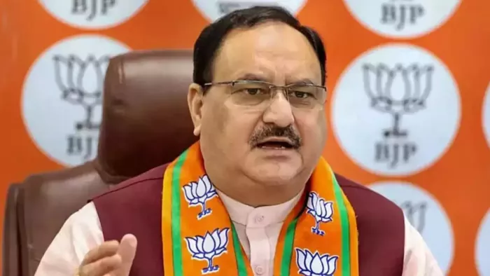 भाजपा के राष्ट्रीय अध्यक्ष जेपी नड्डा ने जारी किया दिल्ली के लिए घोषणापत्र।