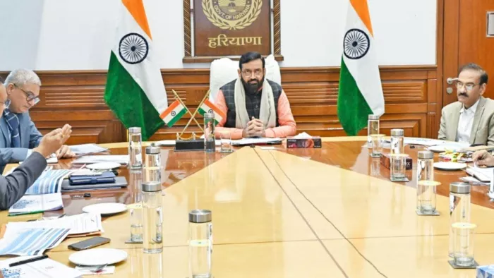 हरियाणा के मुख्यमंत्री नायब सिंह सैनी। फाइल फोटो