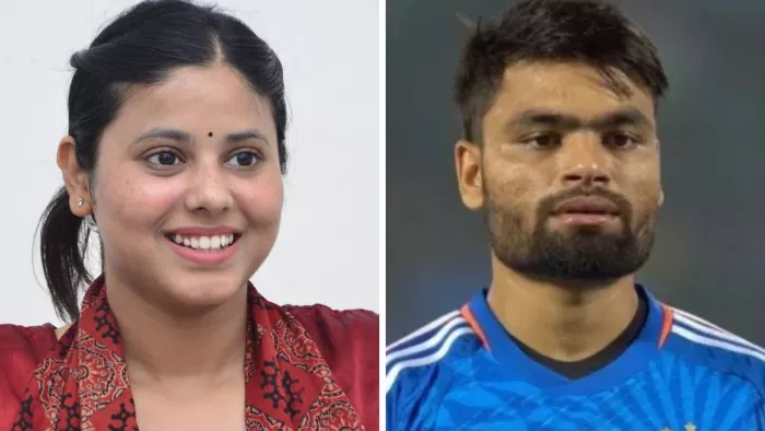 सांसद के पिता तूफानी सरोज ने कहा, अभी चल रही बात, नहीं हुई सगाई।
