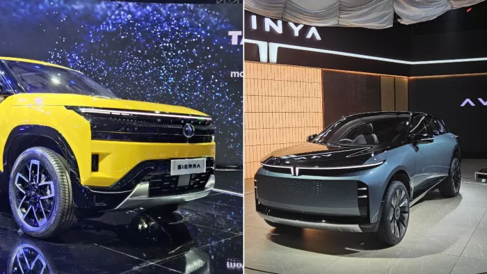 Tata Sierra ICE और Tata Avinya Concept car