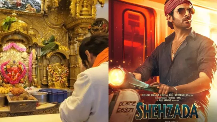 Shehzada: Karthik Aryan reached Siddhivinayak temple for the success of Shehzada, fans were impressed by this look