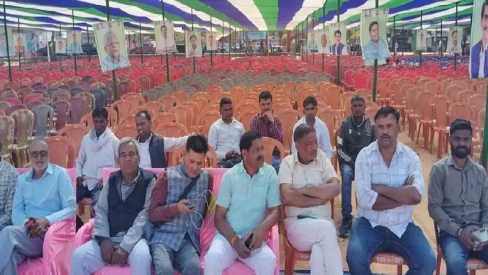 श्रम मंत्री के स्वागत समारोह में दिखी राजद की गुटबाजी