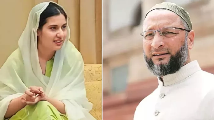 सपा सांसद इकरा हसन और असदुद्दीन ओवैसी। ( फाइल फोटो )