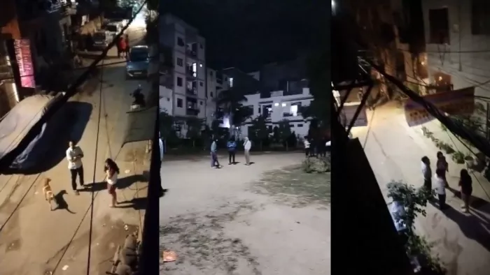 Earthquake in Delhi NCR दिल्ली एनसीआर में भूकंप के तेज झटके।