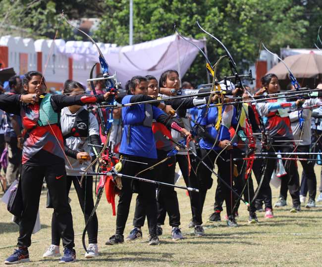 द्रोणाचार्य की नगरी में मेहमान तीरंदाजों ने जमकर पदक पर लगाए निशाने
