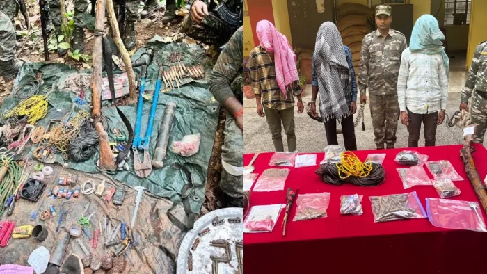 गोइलकेरा के जंगल में छत्तीसगढ़ के नक्सली समेत तीन को सुरक्षाबलों ने दबोचा