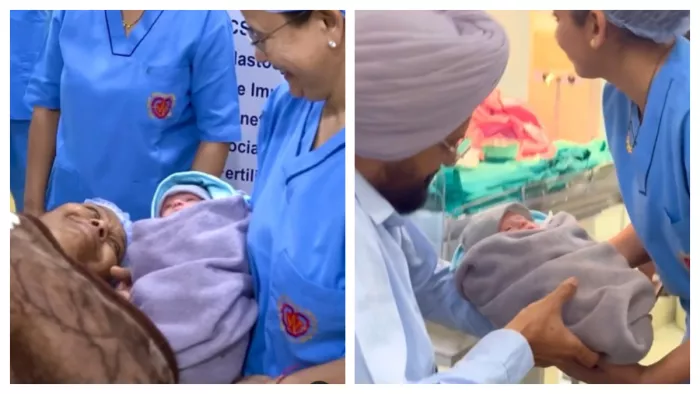 सिद्धू मूसेवाला की मां चरण कौर और पिता बलकौर सिंह
