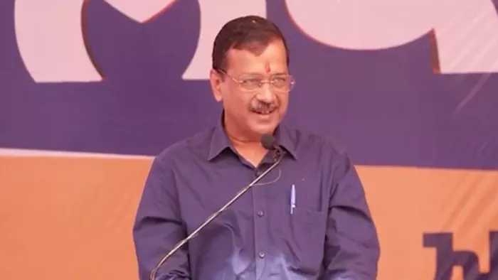 लुधियाना में अरविंद केजरीवाल ने लोगों को किया संबोधित, संजीव अरोड़ा के लिए मांगे वोट। वीडियो से ली गई तस्वीर।