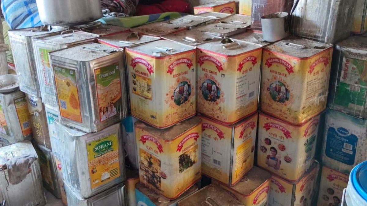 agra police bust fake desi ghee racket made from animal fat raid in house for illegal slaughter of animals