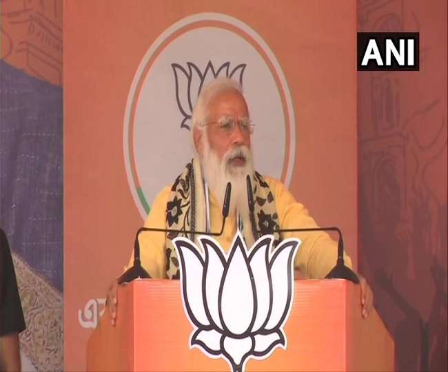 आसनसोल में पीएम नरेंद्र मोदी की जनसभा