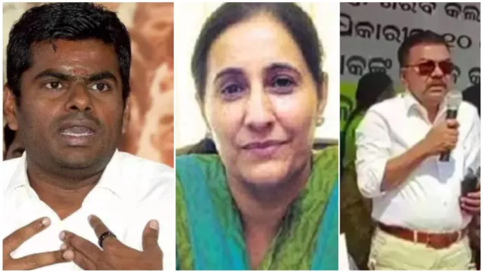 लोकसभा चुनाव 2024: के. अन्नामलाई, परमपाल कौर, और अरुप पटनायक। (फाइल फोटो)