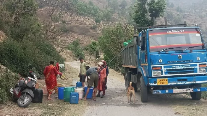 उत्तराखंड में इस क्षेत्र के लोगों पर गहराया जल संकट