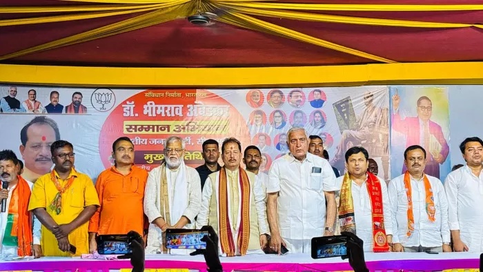 डिप्टी सीएम विजय सिन्हा ने साधा महागठबंधन पर निशाना