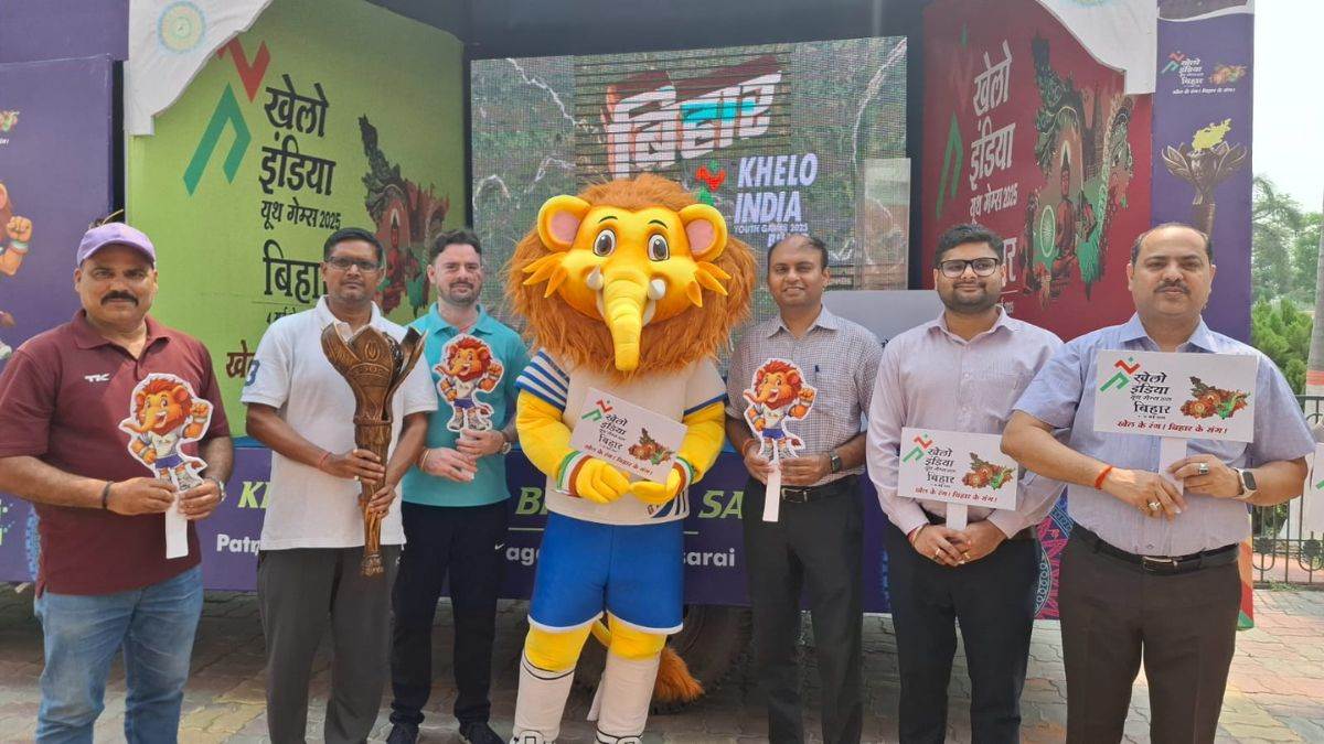 samastipur accords grand welcome to torch relay for khelo india youth games2025