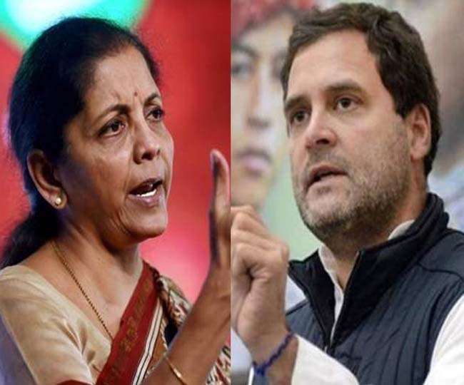 राहुल गांधी पर भड़कीं वित्त मंत्री, कहा- प्रवासी मजदूरों का समान उठाकर पैदल चलते तो होती मदद