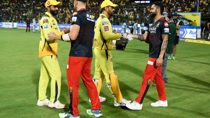 चेन्नई और आरसीबी का मैच होगा वर्चुअल नॉकआउट।
