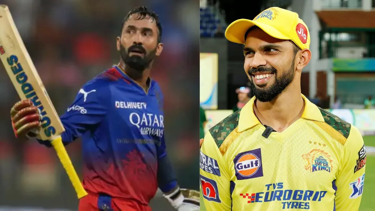 CSK के लिए खेलेंगे Dinesh Karthik? Ruturaj Gaikwad ने दिया ऑफर, RCB बल्लेबाज का जवाब हुआ वायरल