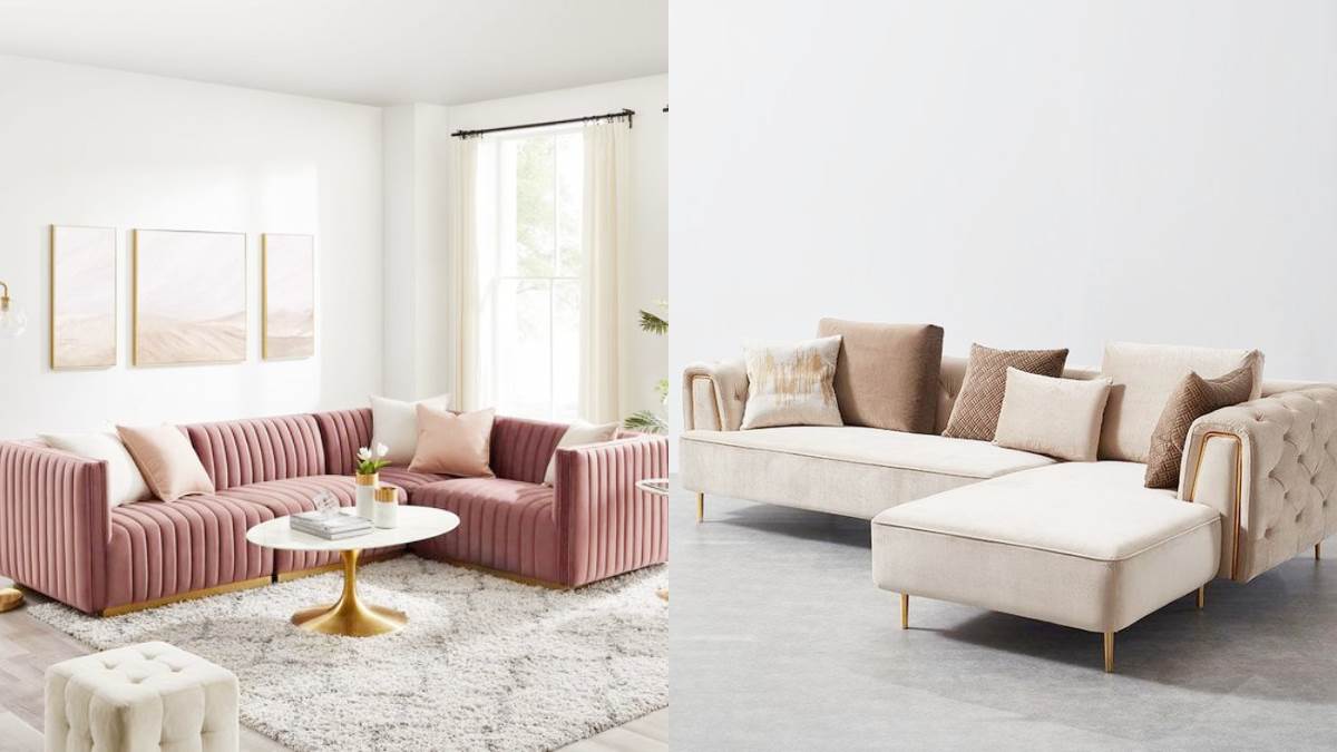 घर में “महाराजाओं” जैसा ठाठ देंगे ये मॉर्डन L शेप Sofa Design, घर आए मेहमानों के कंफर्ट का रखेंगे पूरा ख्याल