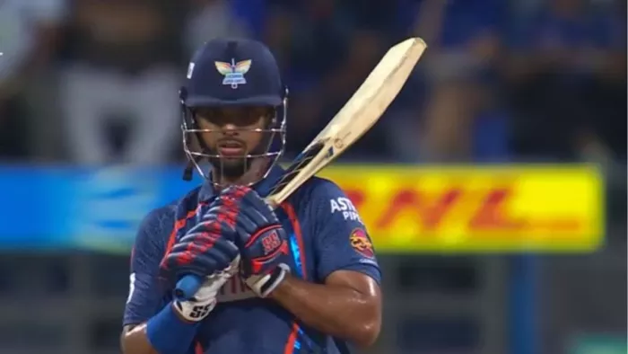 Nicholas Pooran ने मुंबई के खिलाफ जड़ी फिफ्टी। फोटो- सोशल मीडिया