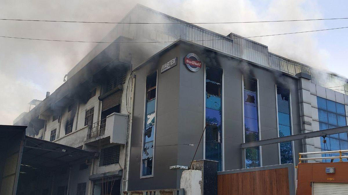 ncr sonipat fire foam factory blaze contained after 5 hour battle
