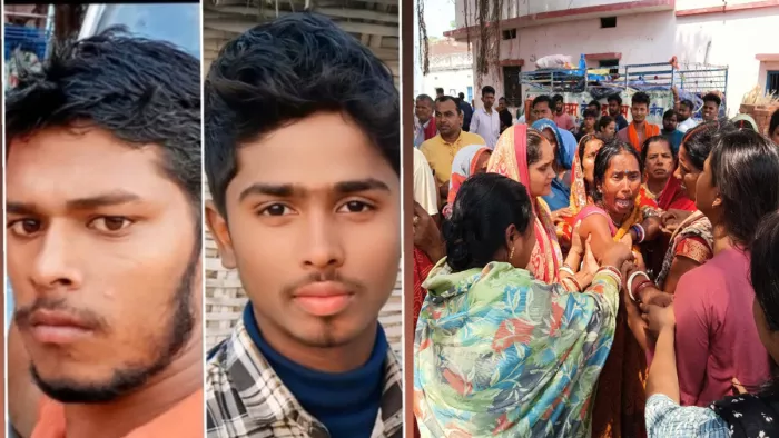 करंट से जान गंवाने वाले भाई। मौत के बाद रोते स्वजन। जागरण।