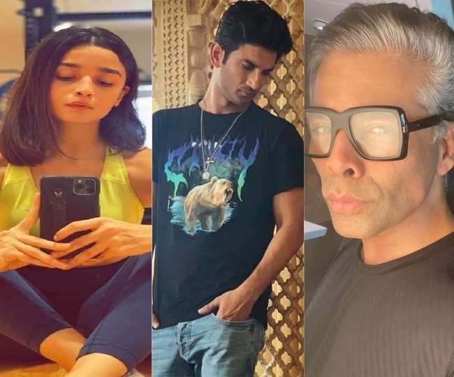 Sushant Singh Rajput death Karan Johar and Alia Bhatt faces backlash on