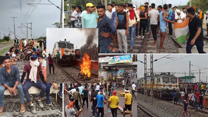 Agneepath Scheme Protest: बिहार में लगातार तीसरे दिन बवाल। जागरण