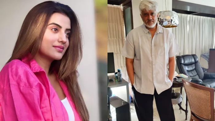 Photo Credit: Bhojpuri Actress Akshra Singh Vikram Bhatt Instagram Photo Screenshot