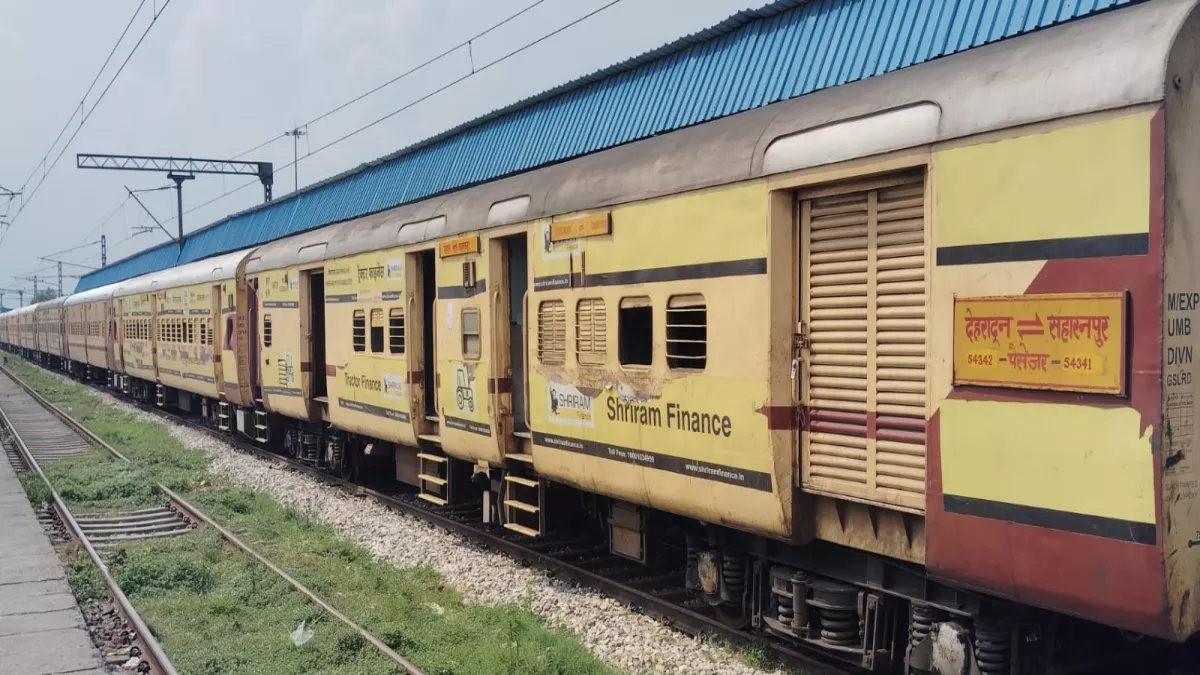 रेलवे ने जारी किया नया अपडेट, तीन दिन तक केवल लक्सर तक चलेगी देहरादून-सहारनपुर पैसेंजर