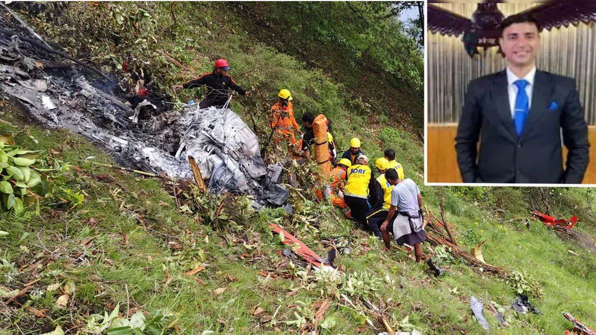 rudraprayag helicopter crash pilot identified by watch bodies handed over