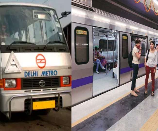 Delhi Metro Feeder Bus Service: इलेक्ट्रिक एसी लो फ्लोर मेट्रो फीडर ...
