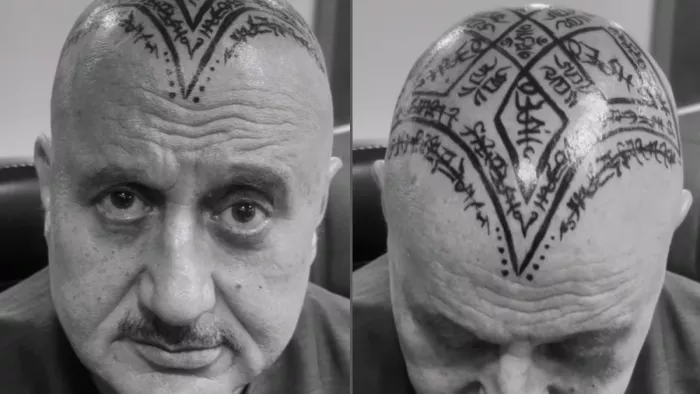 Anupam Kher Shared Video Of Tattoo Photo Instagram