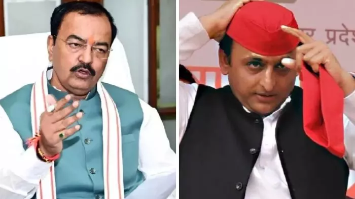 उपमुख्यमंत्री केशव प्रसाद मौर्य, सपा प्रमुख अखिलेश यादव।- फाइल फोटो