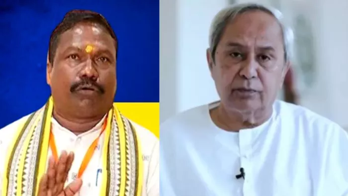 पंचायतीराज मंत्री रवि नायक व पूर्व सीएम नवीन पटनायक। (फाइल फोटो)