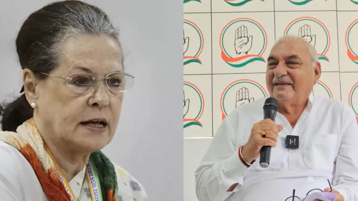 दिल्ली में सोनिया गांधी से मिले भूपेंद्र हुड्डा (फाइल फोटो)