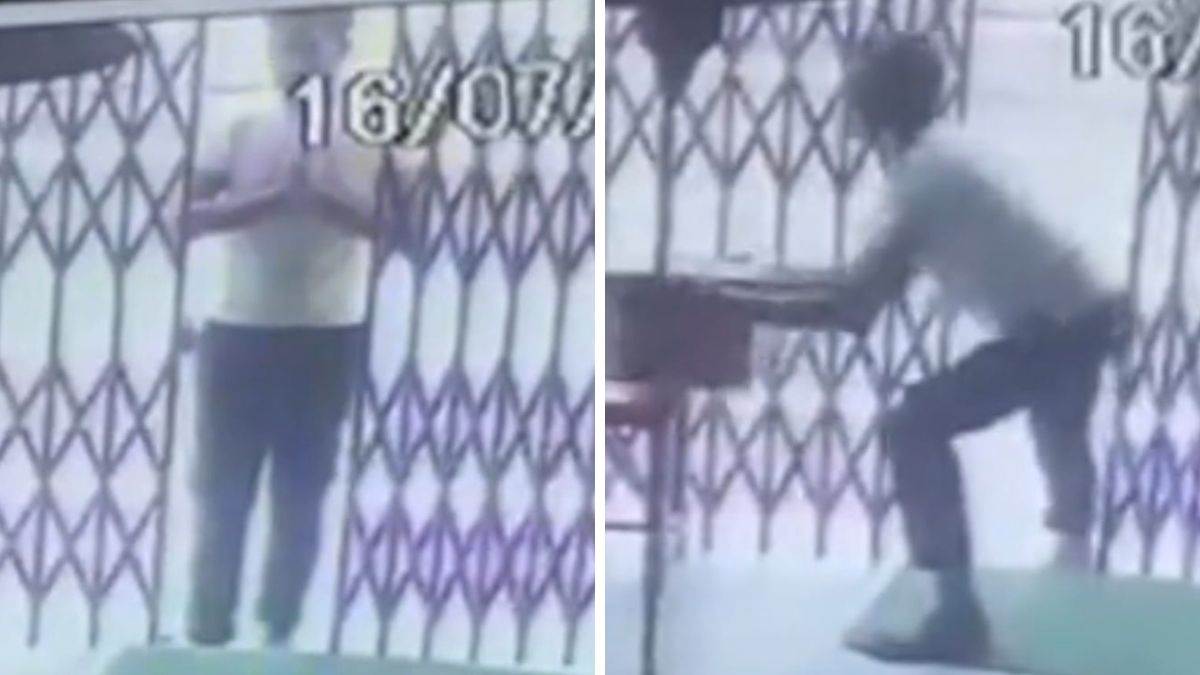 up news thief asks forgiveness before stealing donation box from temple