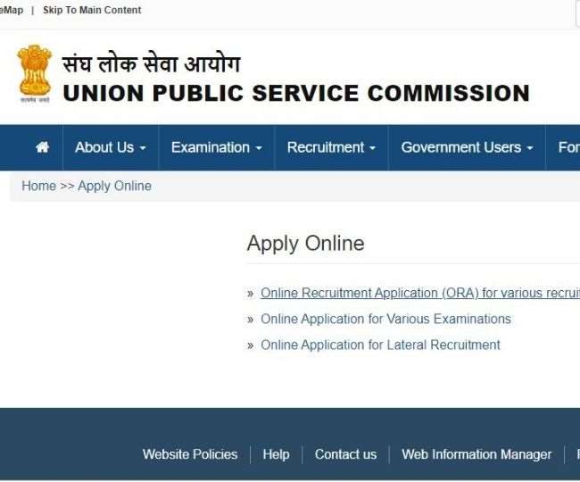 UPSC Recruitment 2021: Apply to these 56 vacancies by Union Public Service Commission at upsc.gov.in