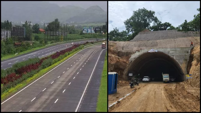 दिल्ली-देहरादून एक्सप्रेसवे की डाटकाली सुरंग का हुआ निर्माण (फोटो क्रेडिट- नितिन गडकरी ट्विटर)।