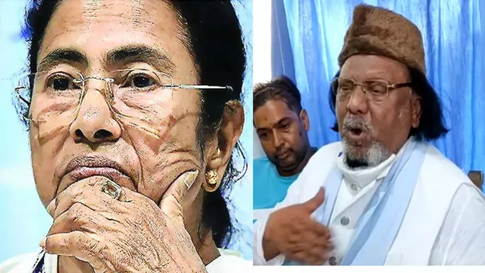 सीएम ममता बनर्जी और विधायक अब्दुल करीम की तस्वीर।