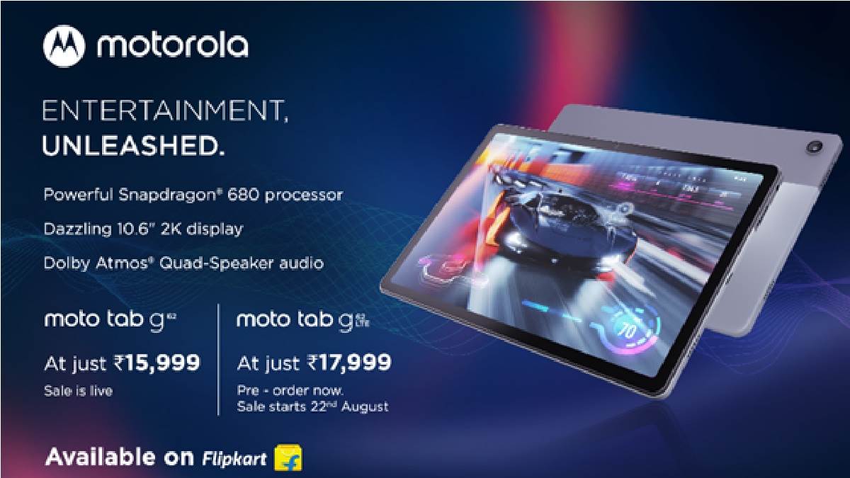 motorola launched moto g62 wifi and moto g62 lte in india