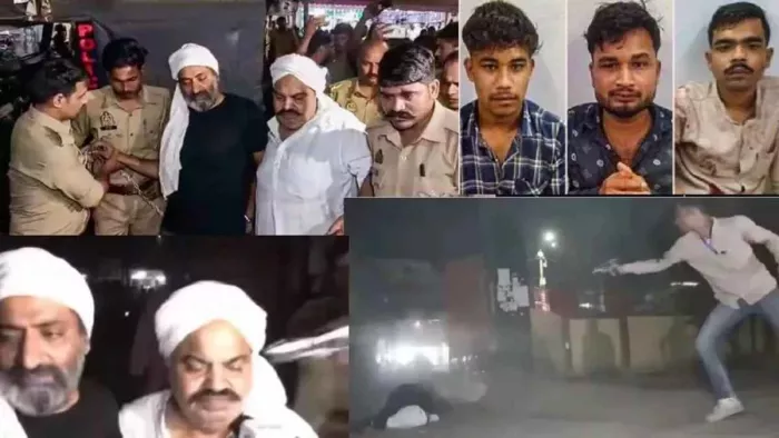 15 अप्रैल को दोहरे हत्याकांड के बाद मौके से पकड़े गए थे तीनों शूटर।
